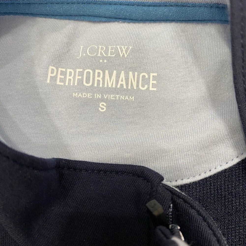 J Crew Performance Nwt Half Zip Pullover Navy Lon… - image 6